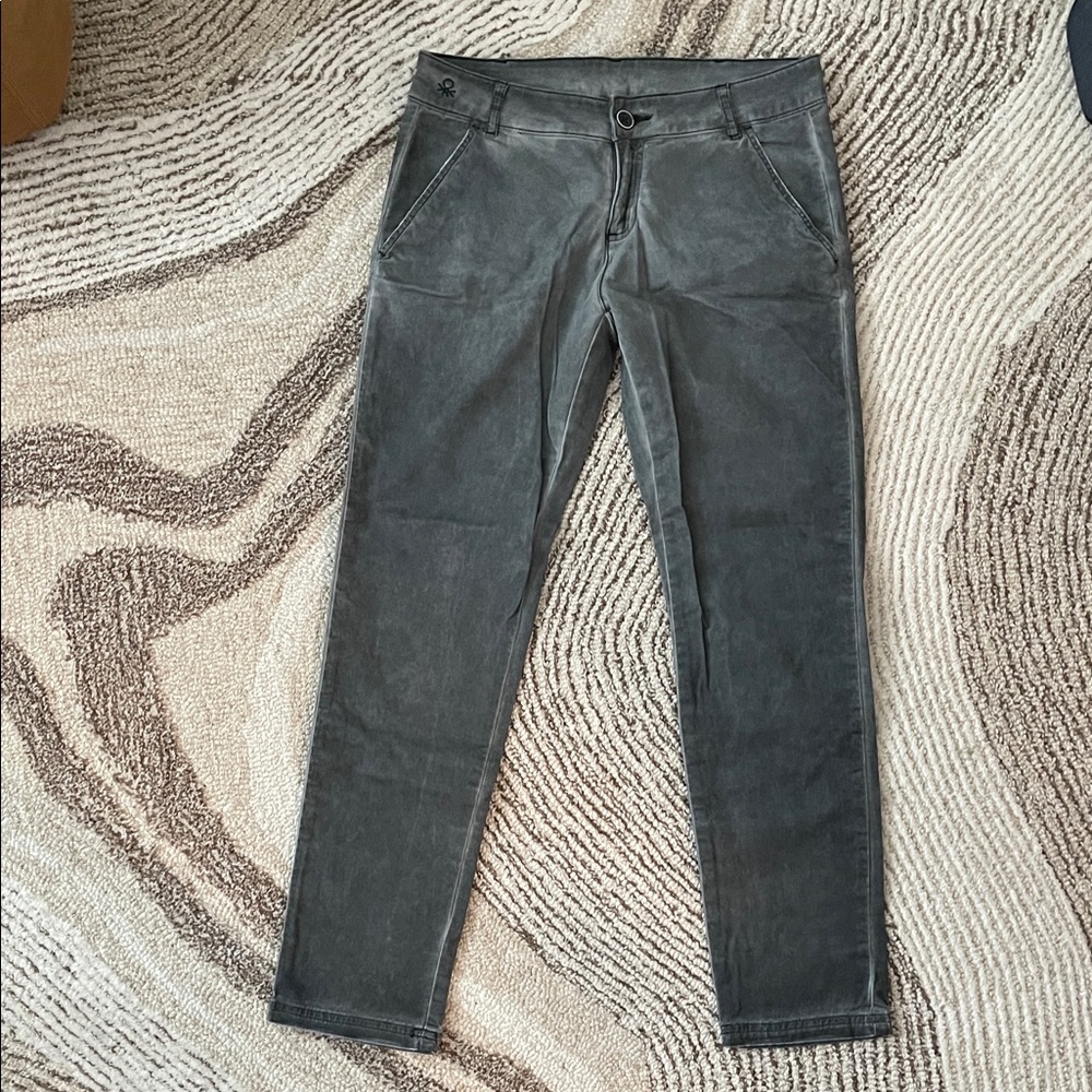 United Colors Of Benetton Dark Gray Pants